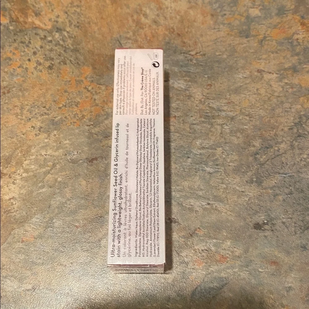 Creme Glossy 12 Hour Lip Stain - New Flam NWT
